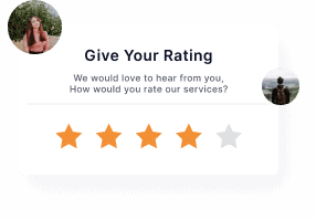 Give your rating we love to hear from our services.